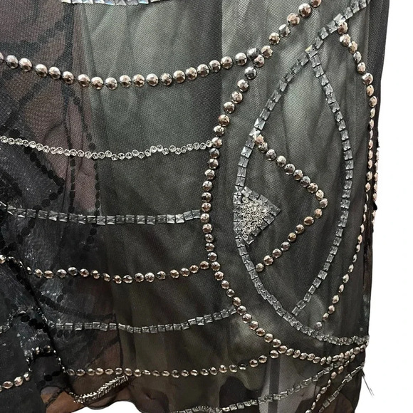 NWT Carlos Miele Embellished Silk Gown - Picture 12 of 16